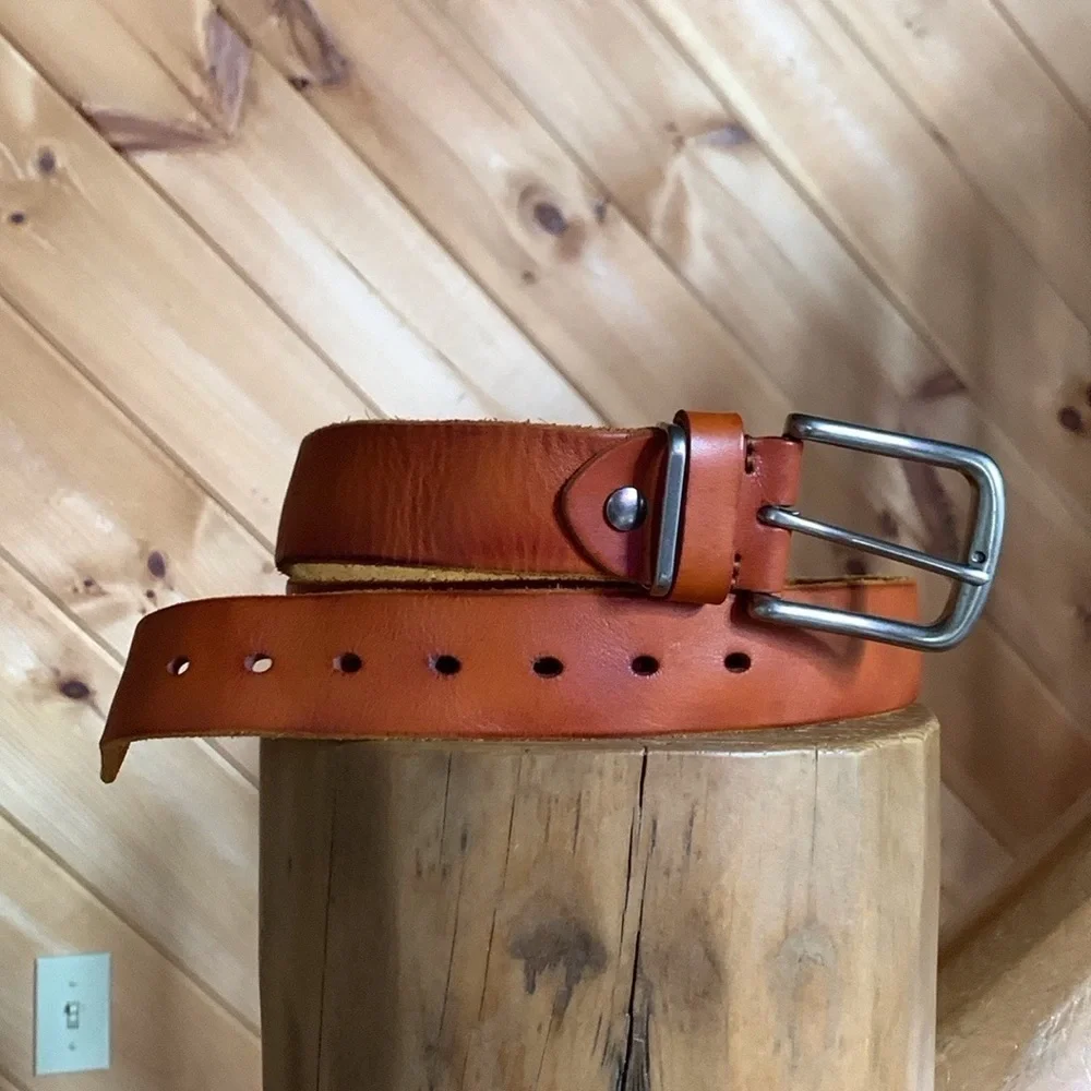 Men’s Size 50 brown leather belt
